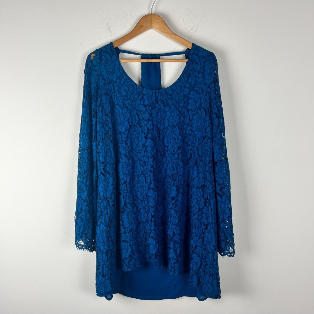 2/$20 Chaser Lace Tuni Mini Dress Medium